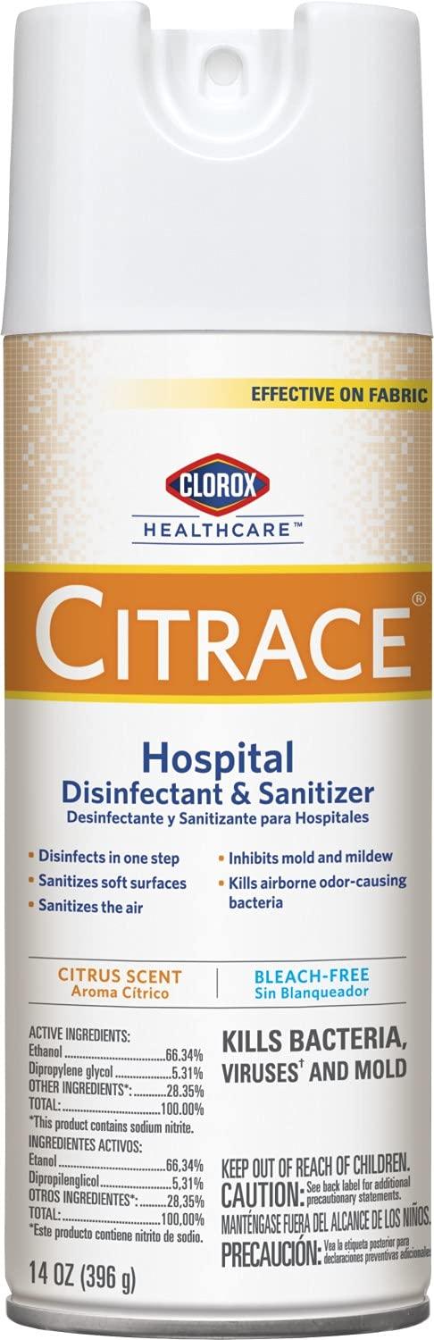 Cloroxpro Healthcare Citrace Hospital Disinfectant And Sanitizer Aerosol Spray Healthcare Cleaning 1024