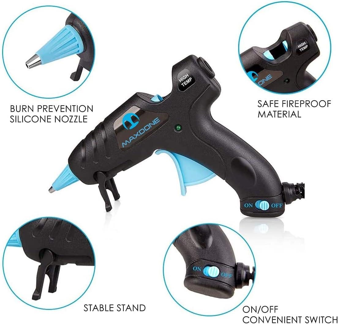 Midas RECHARGEABLE GLUE GUN WITH STAND AND 6 GLUE STICKS