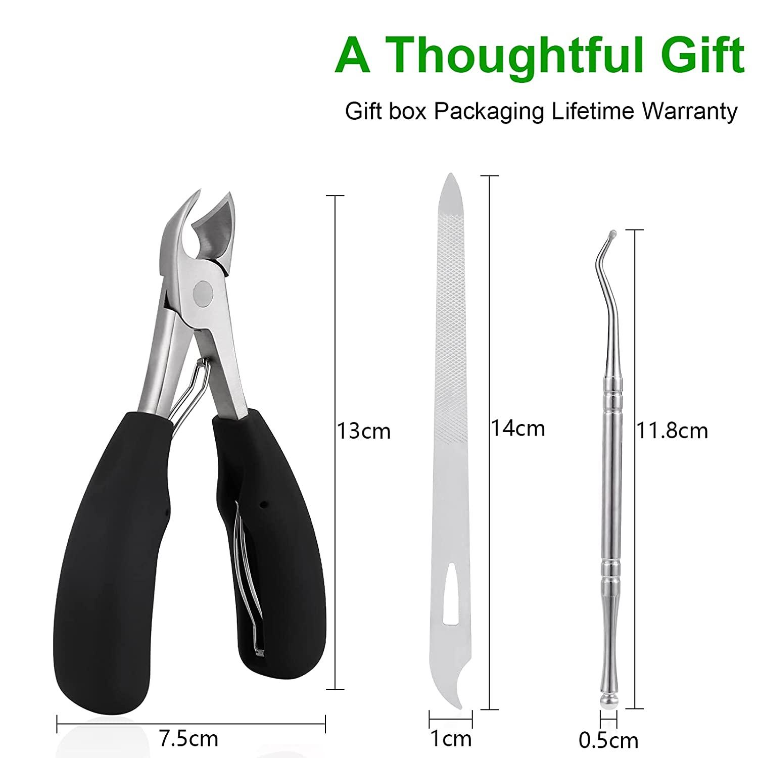 Toe Nail Clippers, Podiatrist Toenail Clippers for Thick Nails for