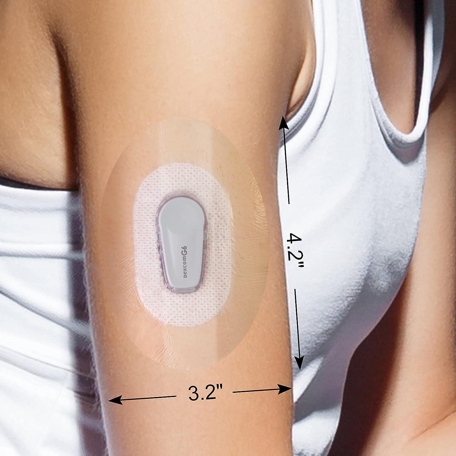 Adhesive Patches for Dexcom G6 Sensor Covers Overpatch Waterproof