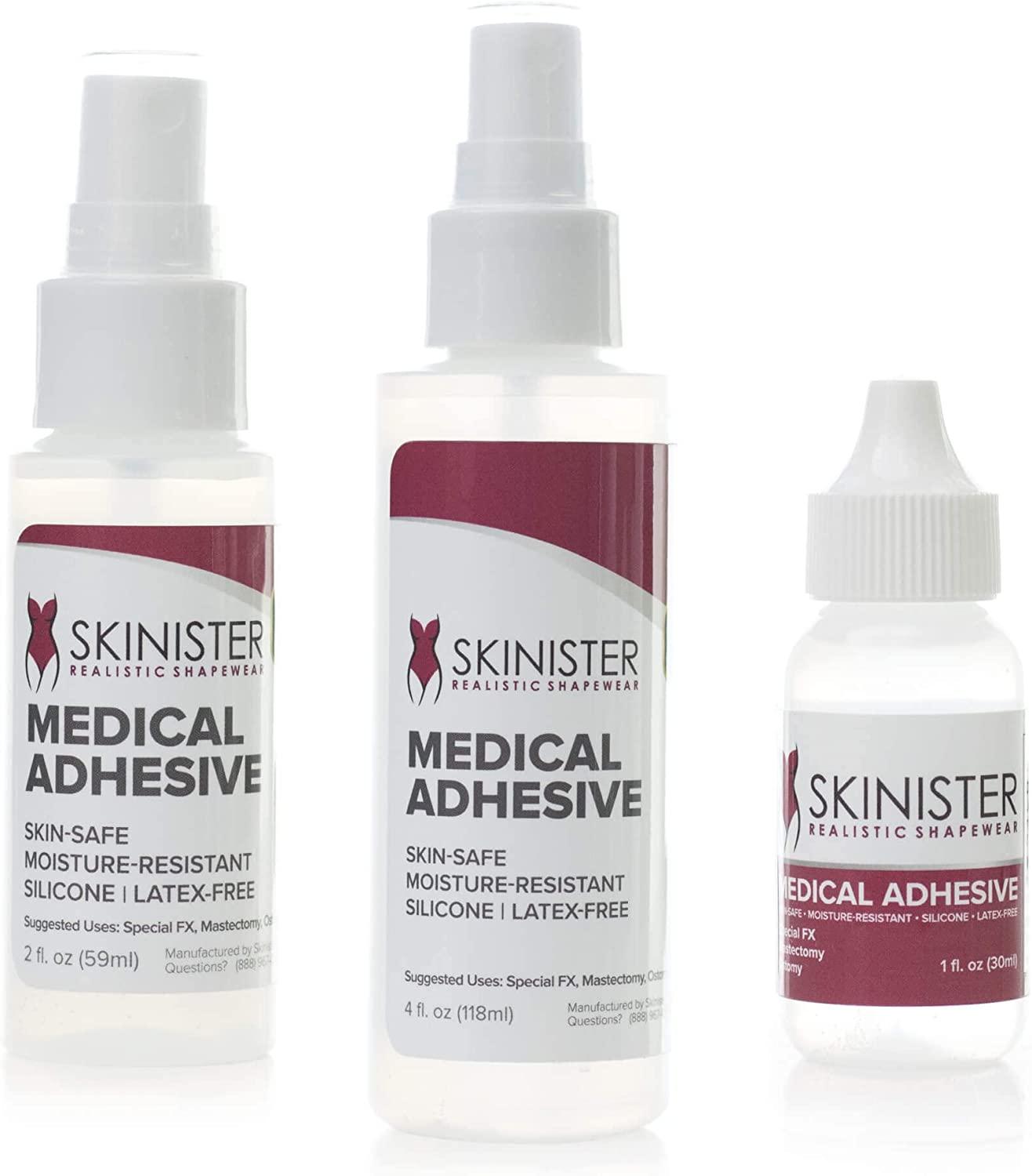 Skinister Prosthetic Medical Adhesive (1oz) and Remover (2oz) Combo Pack