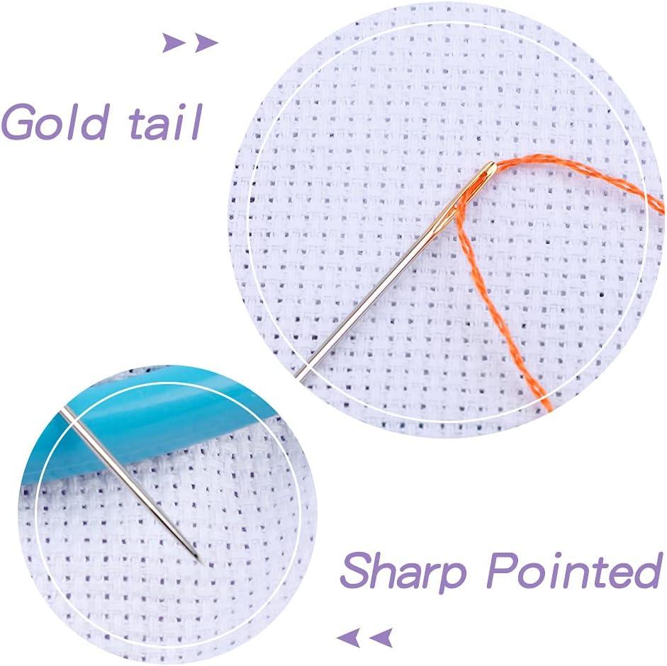70Pcs Large Eye Sewing Needles, Hand Sewing Needles Stitching