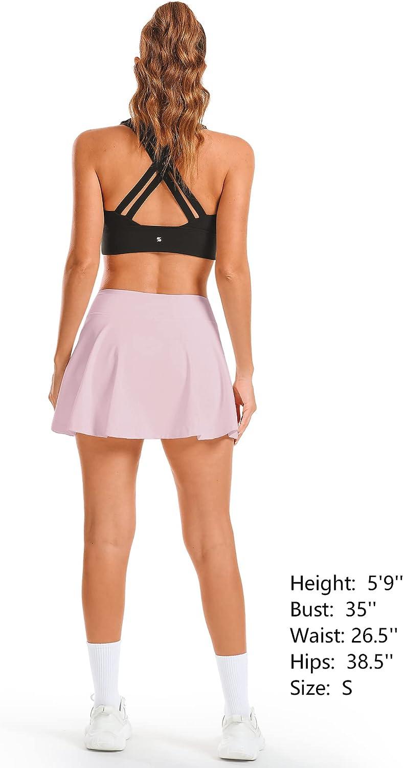 Women's Tennis Golf Skirts High Waisted with Pockets Inner Shorts