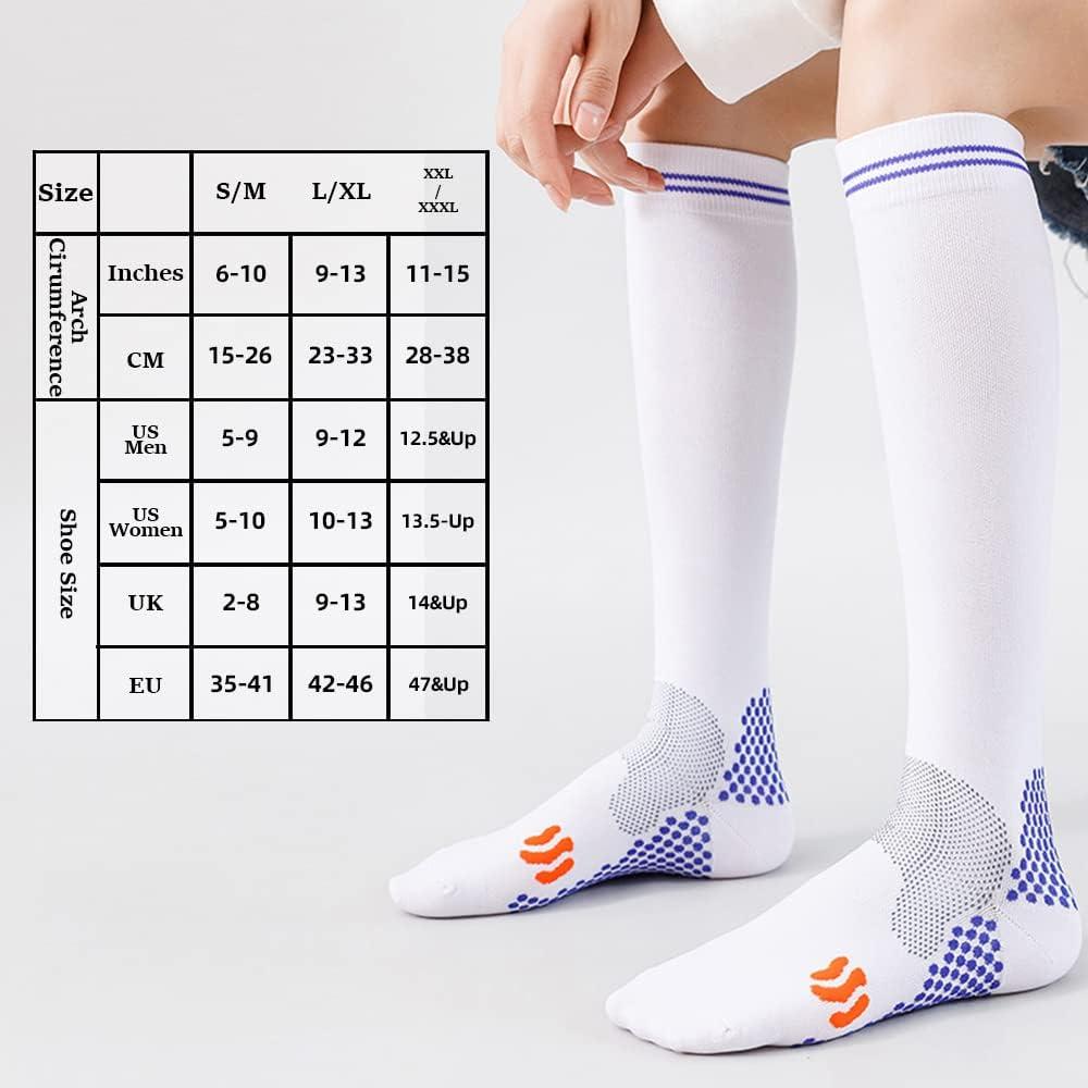 Best Compression Socks Support 15-30mmHg for Women & Men 8 Pairs