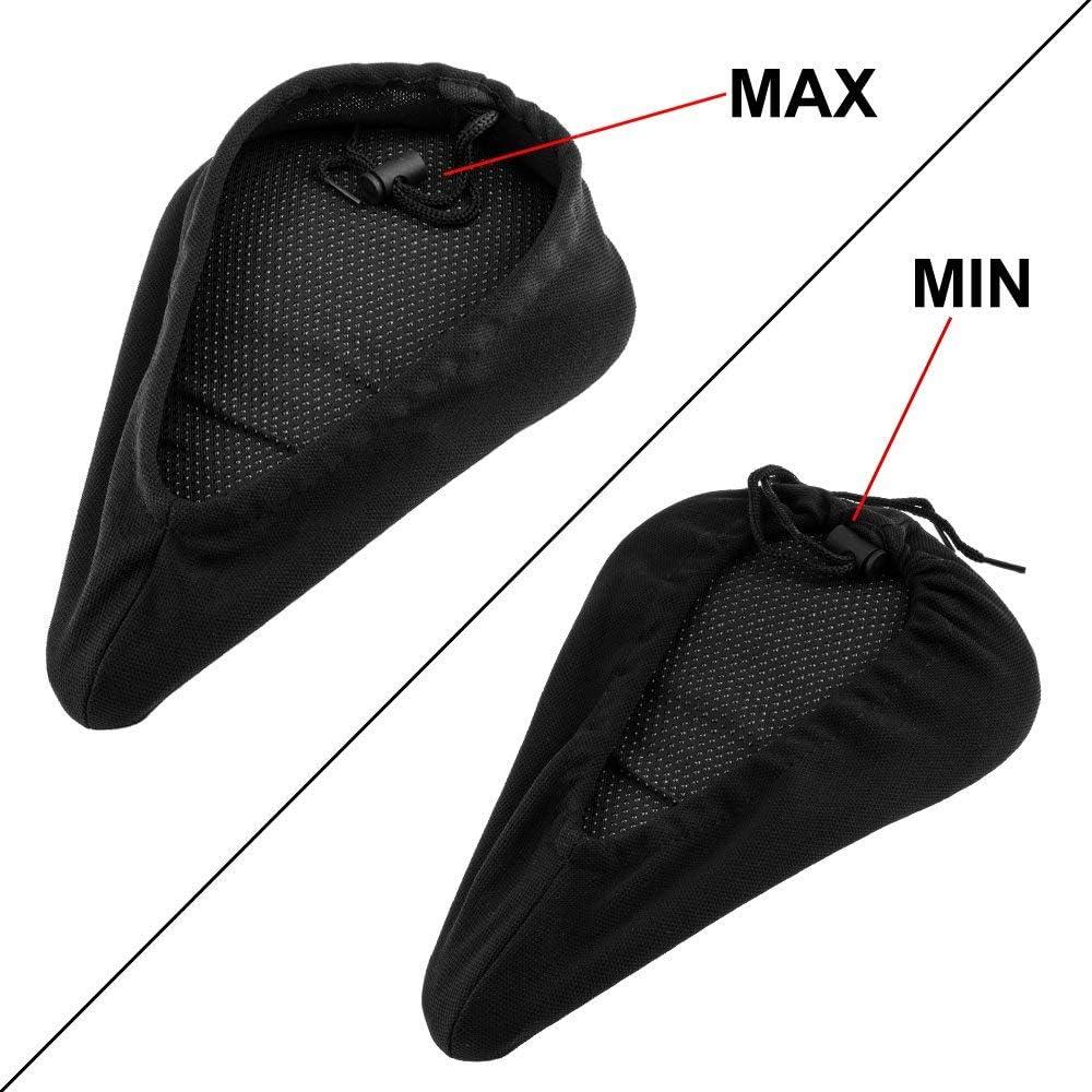  Zacro Bike Seat Cushion - Padded Gel Bike Seat Cover for Men &  Women Comfort, Extra Soft Bicycle Saddle fit with Peloton, Spin Stationary  Exercise : Sports & Outdoors