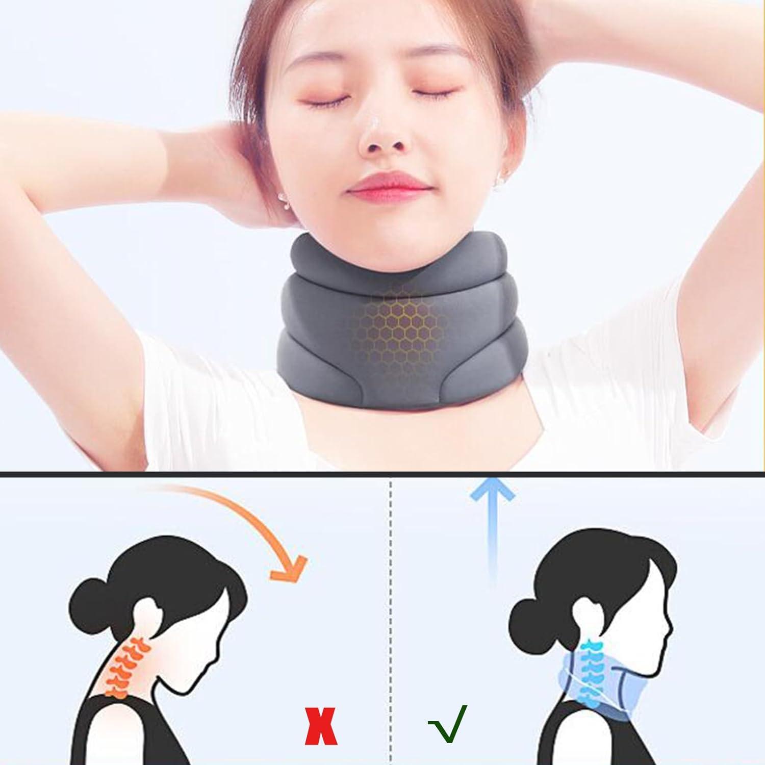 Cervicorrect Neck Brace,Cervicorrect Neck Brace by Healthy Lab Co, Neck  Brace for Sleeping Soft Foam,Neck Support Brace for Pressure Relief for  Women
