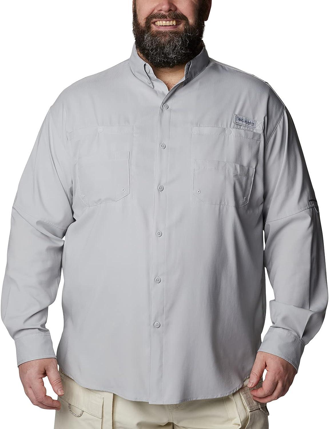 Columbia Men's Cool Grey Tamiami II Short Sleeve Shirt