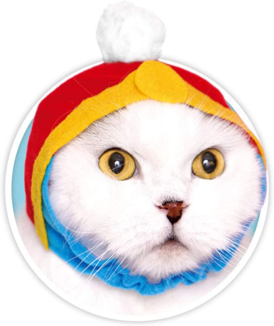 Kitan Club Cat Cap - Pet Hat Blind Box Includes 1 of 6 Cute Styles - Soft,  Comfortable - Authentic Japanese Kawaii Design - Animal-Safe Materials