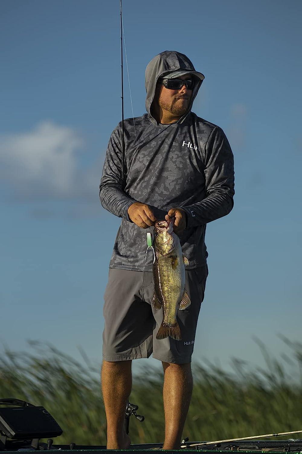HUK Men's Next Level Quick-Drying Performance Fishing Shorts Small
