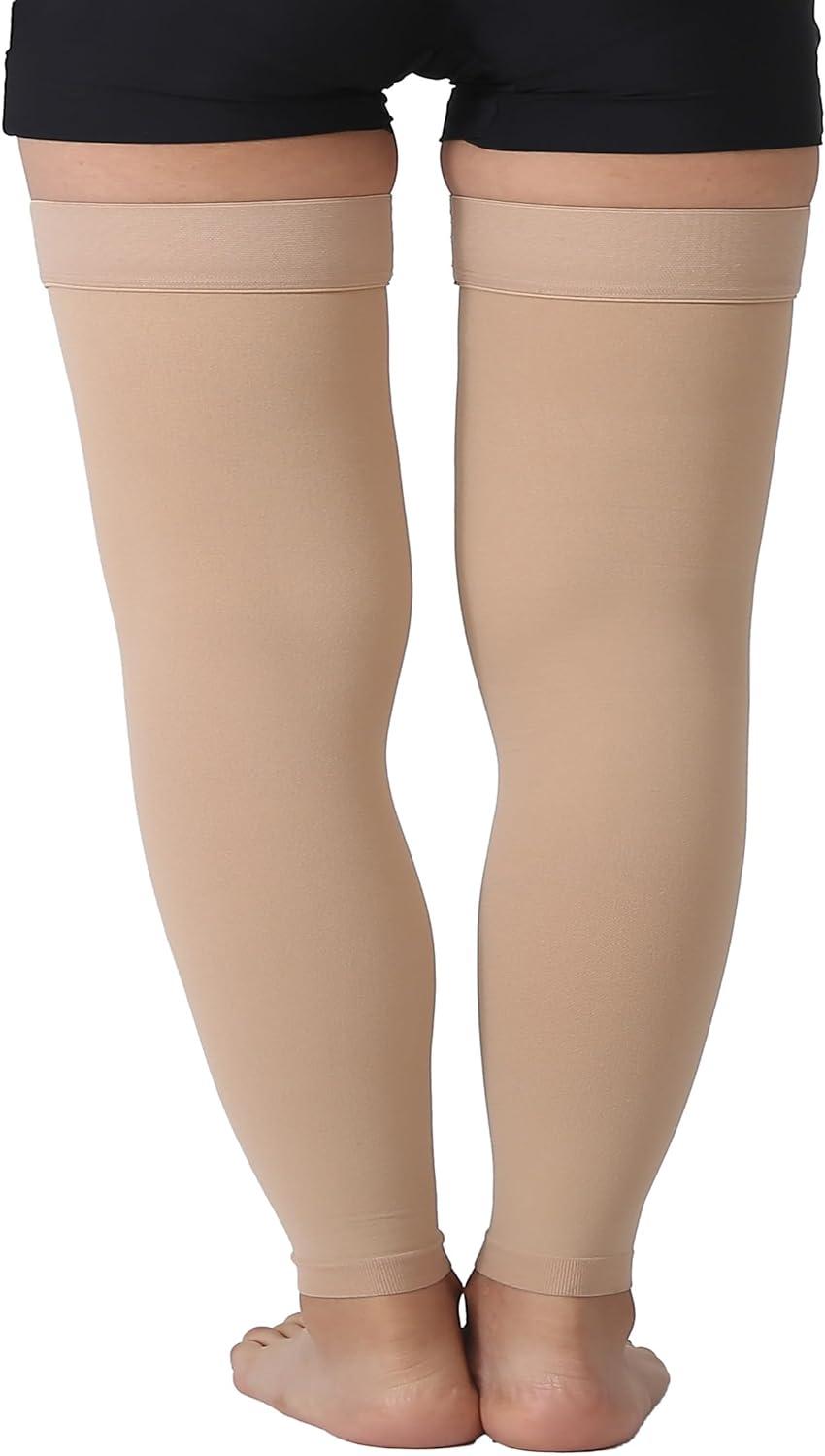 Compression Socks Leg Footless Varicose Veins Support Stockings