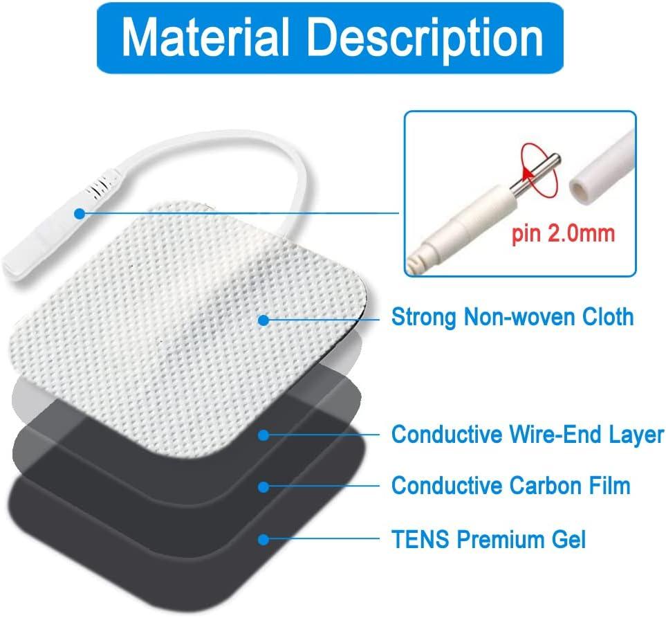 Replacement Pre-Gelled Adhesive Electrodes for TENS Units