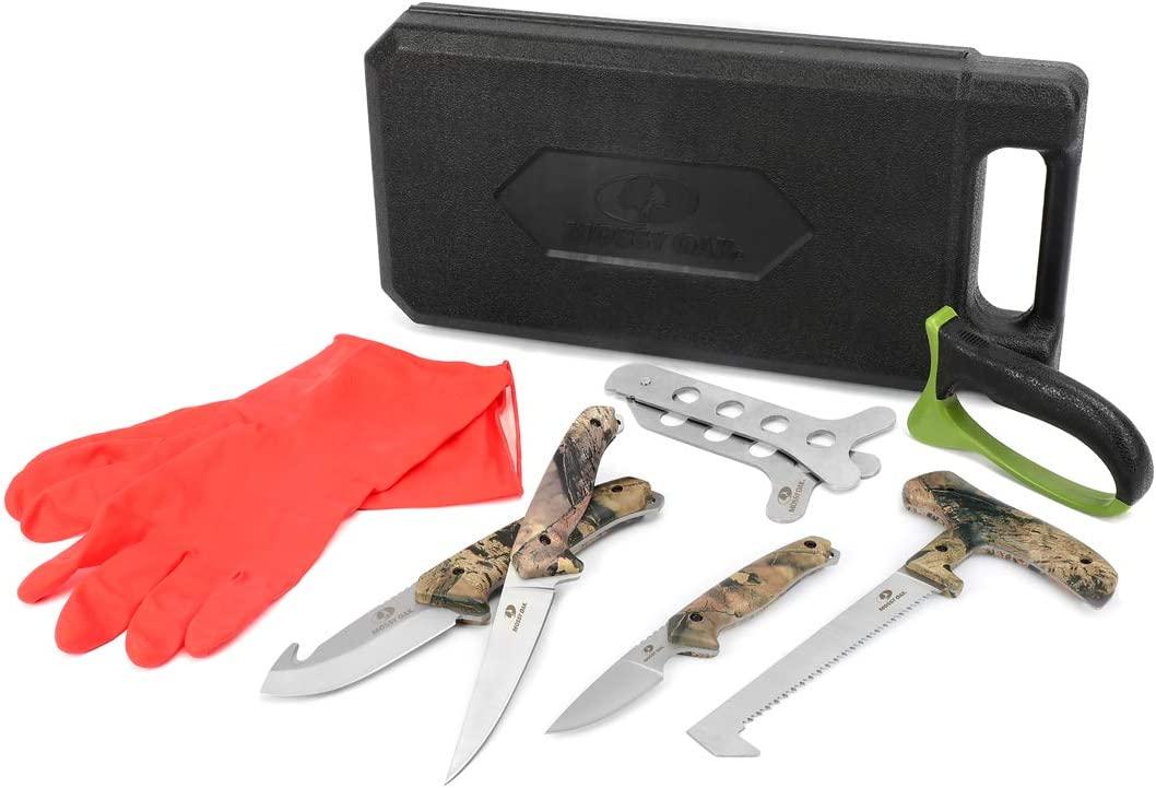 Outdoor Edge WildPak Hunting Field Dressing Kit, Complete 8-Piece Knife  Portable Butcher Game Processor Set WP-2