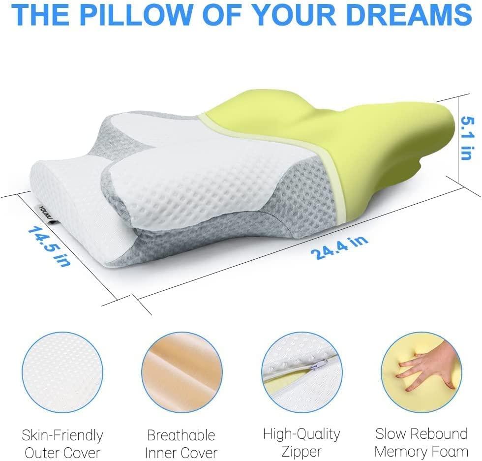 7C-J32 Ergo™ Ergonomic Contour Pillow