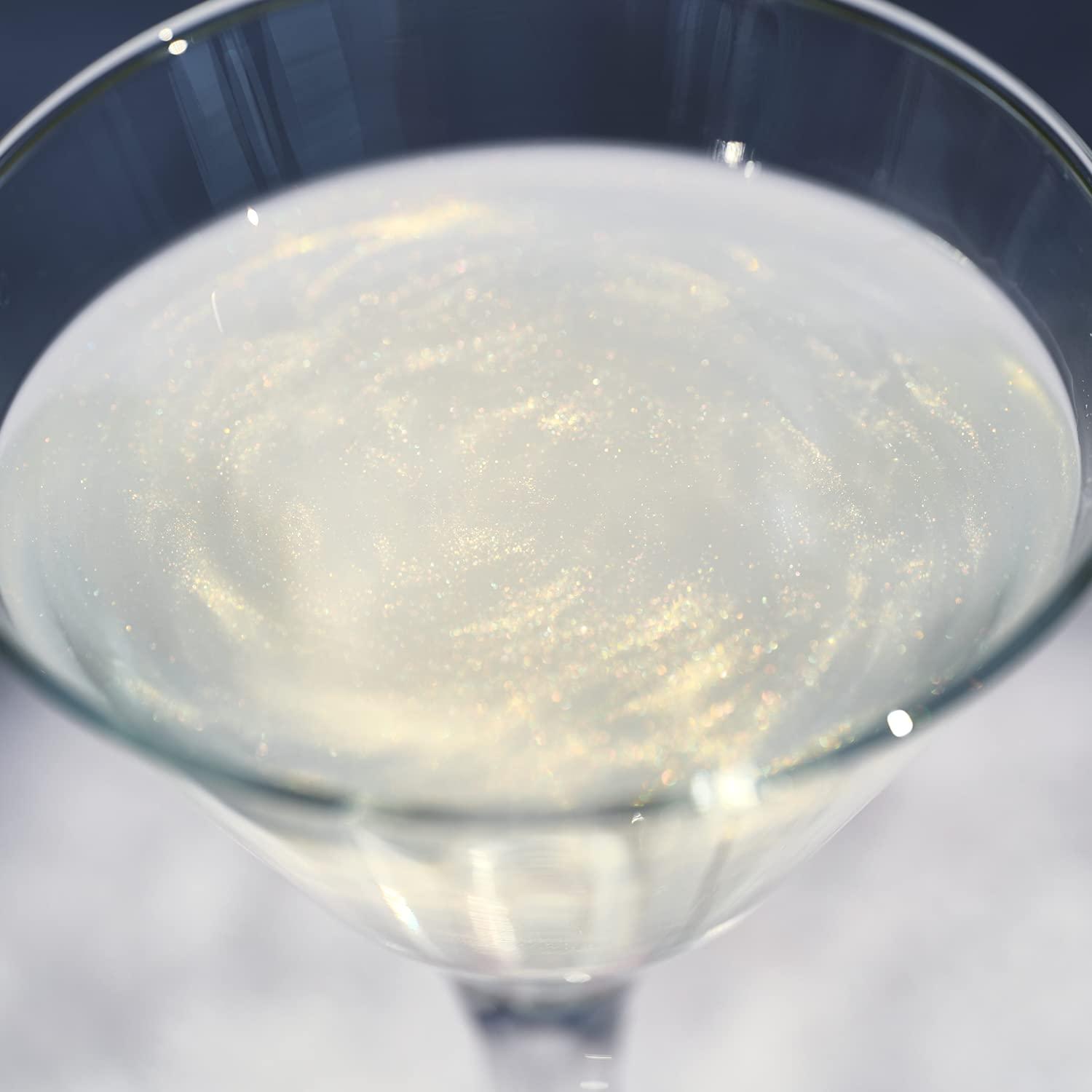 Gold Iridescent BREW GLITTER Edible Glitter For Drinks, Cocktails