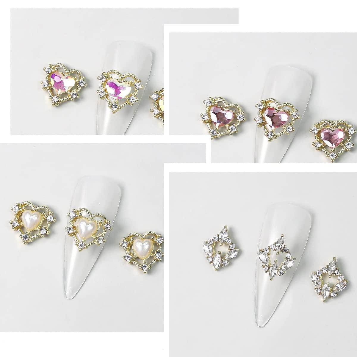 CTPA3bI Sweet Heart Shiny Fancy Rhinestones Pointed Bottom Glass Glitter  DIY Accessories Crafts For Nail Art/Garment Decorations