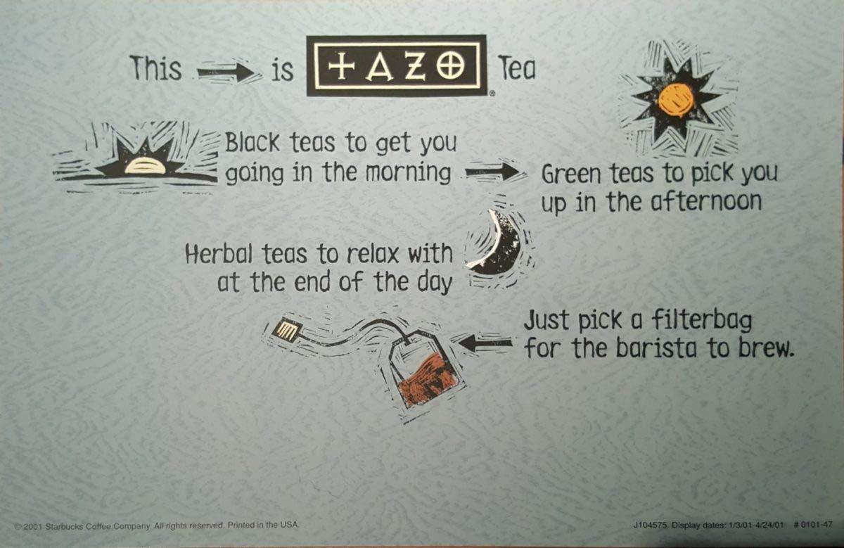  By The Cup Tazo Tea Bags Sampler Variety Gift Box with By The  Cup Honey Sticks, 10 Different Flavors, 20 Count : Grocery & Gourmet Food