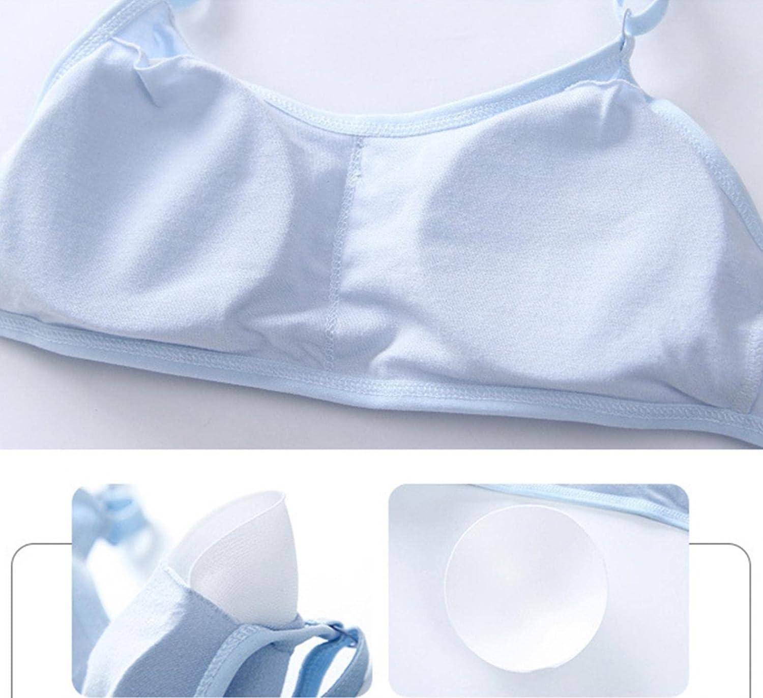 Yistu Bras for Kids Girls Bra Training Underwear for Girls Underwear for  Toddler Girls Cotton Girls Training Bra 6 Pack 6 Pack-b