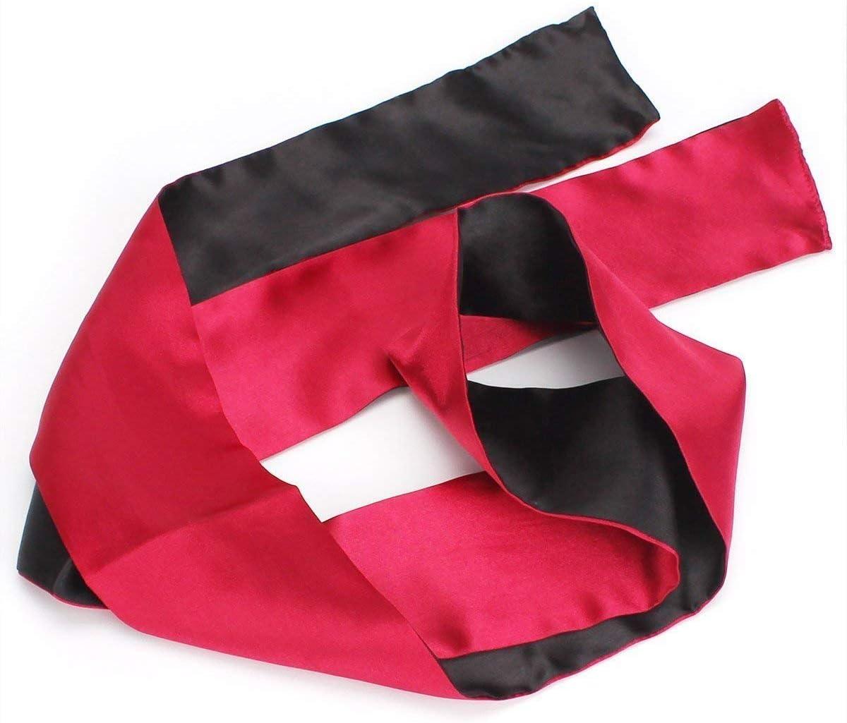 Satin Eye Mask Sleep Mask - Red Blindfold Satin Eye Mask - Eye Blindfold  Sleep Mask 59 Inch (59)