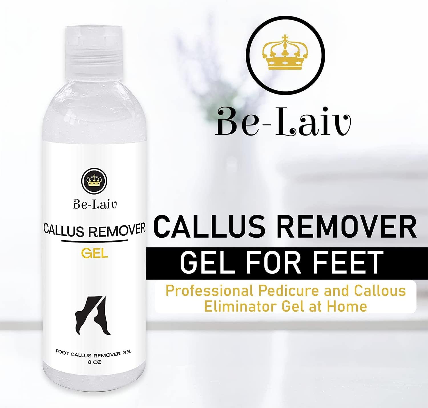 8oz Callus Remover gel for feet for a professional pedicure. Better results  than, foot fil 