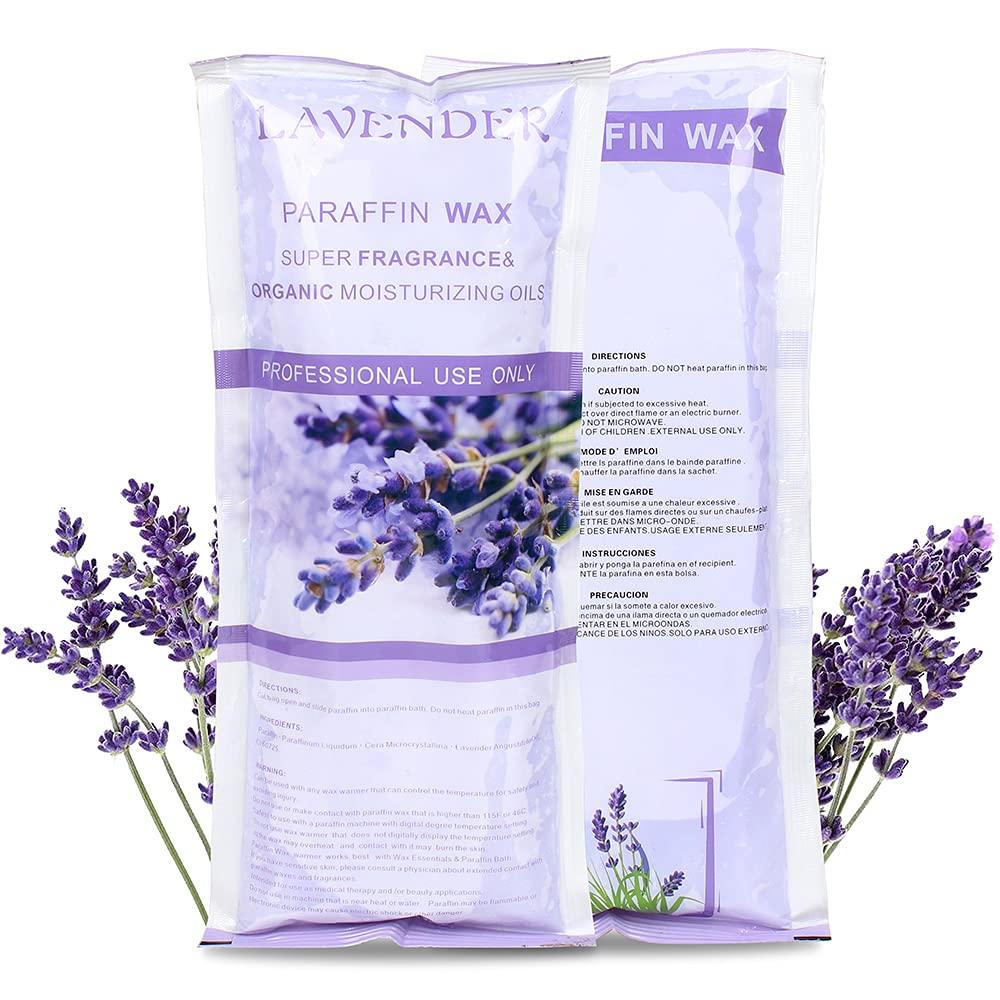 Toyar Paraffin Wax Refill,6 lbs Lavender Scented Blocks,Paraffin Bath Wax 6  Pack,Use To Relieve Arthitis Pain and Stiff Muscles - Deeply Hydrates and  Protects lavender wax