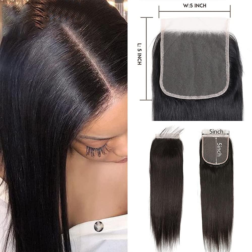 Generic 13x4 Transparent Lace Frontal 18 Inch 10A Brazilian