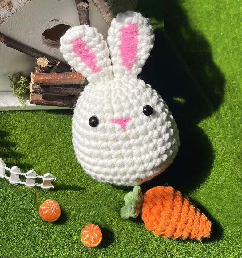 Rabbit Crochet Kits for Beginners - All-in-One Stuffed Animal