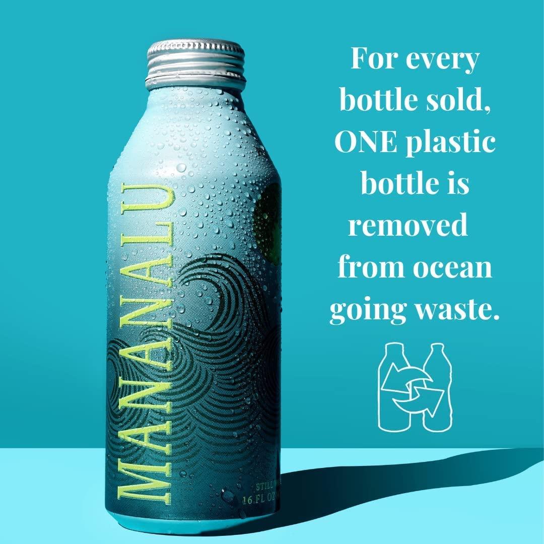 Mananalu - Pure Water - 16 oz (24 Aluminum Bottles)