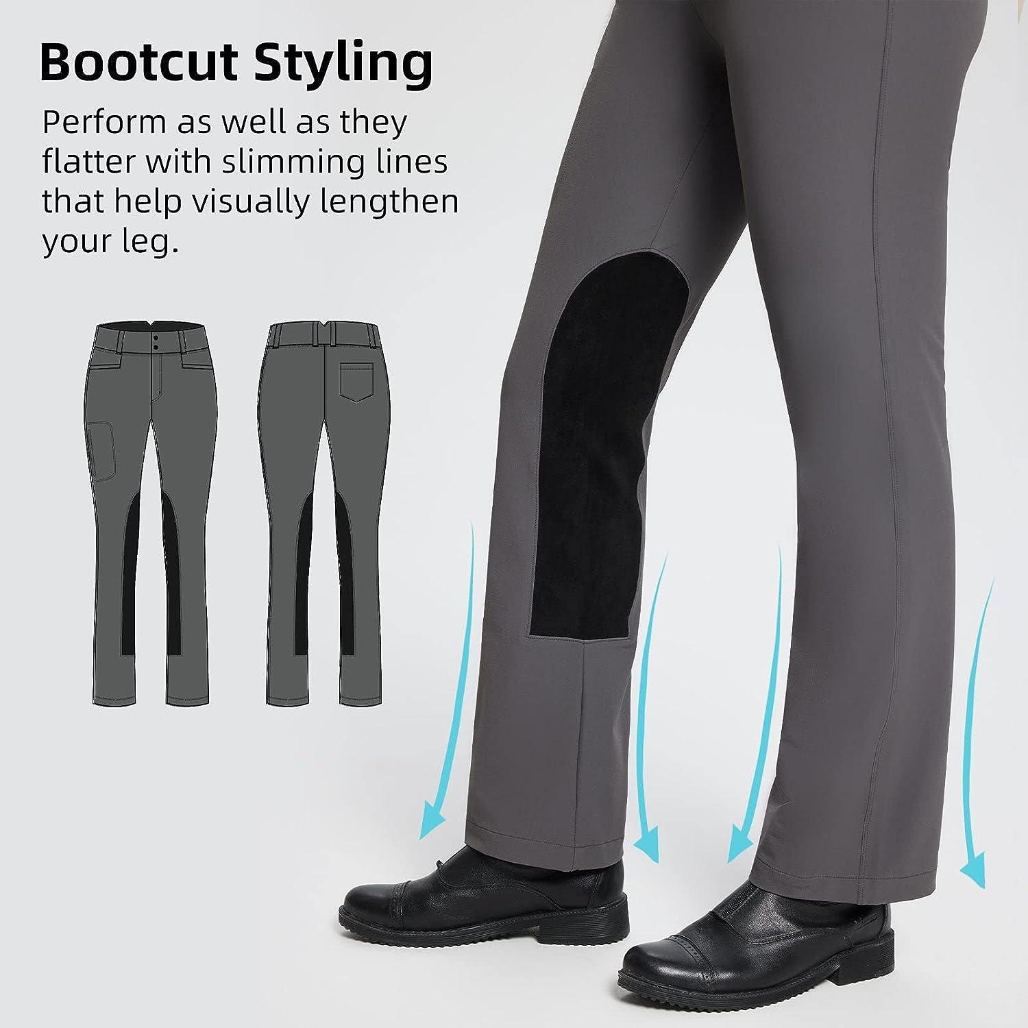 Buy SANTINYWomen's Horse Riding Pants Zipper Pockets Silicone Full-Seat Breeches  Equestrian Schooling Tights for Women Online at desertcartINDIA