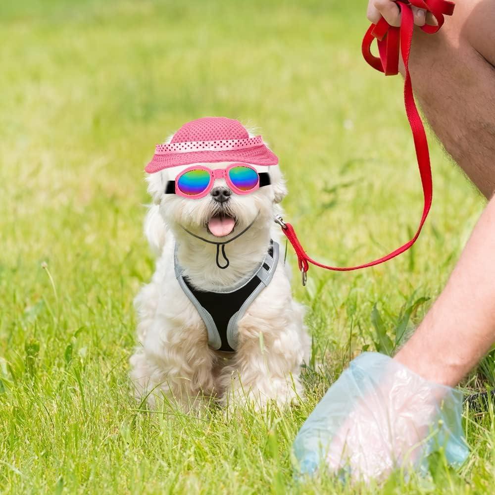 Dog Baseball Cap Outdoor Pet Sun Hat Summer Canvas Visor Puppy Cat - Size  S-M-L~