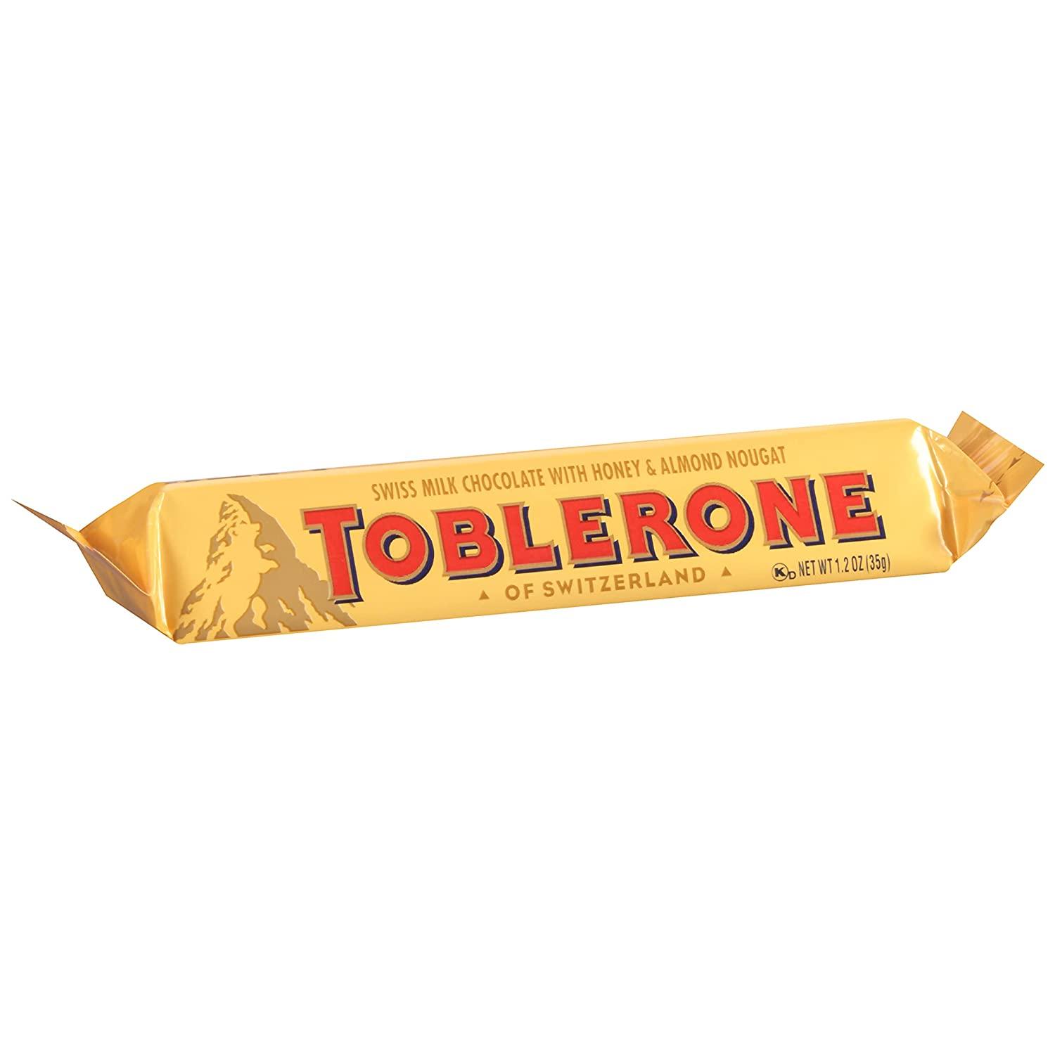 Toblerone Milk Chocolate Bar with Honey and Almond Nougat