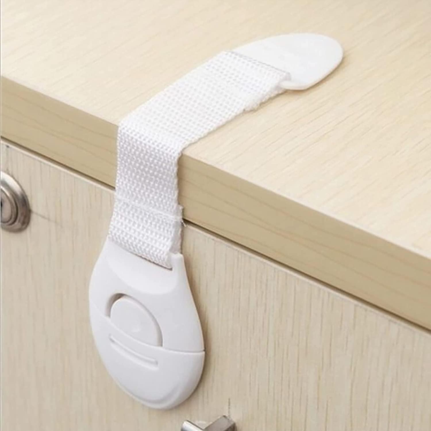 2/4/6pcs Child Safety Cabinet Locks Adjustable Straps for Drawers  Refrigerator Toilet For Kids Baby Safety Security Protection