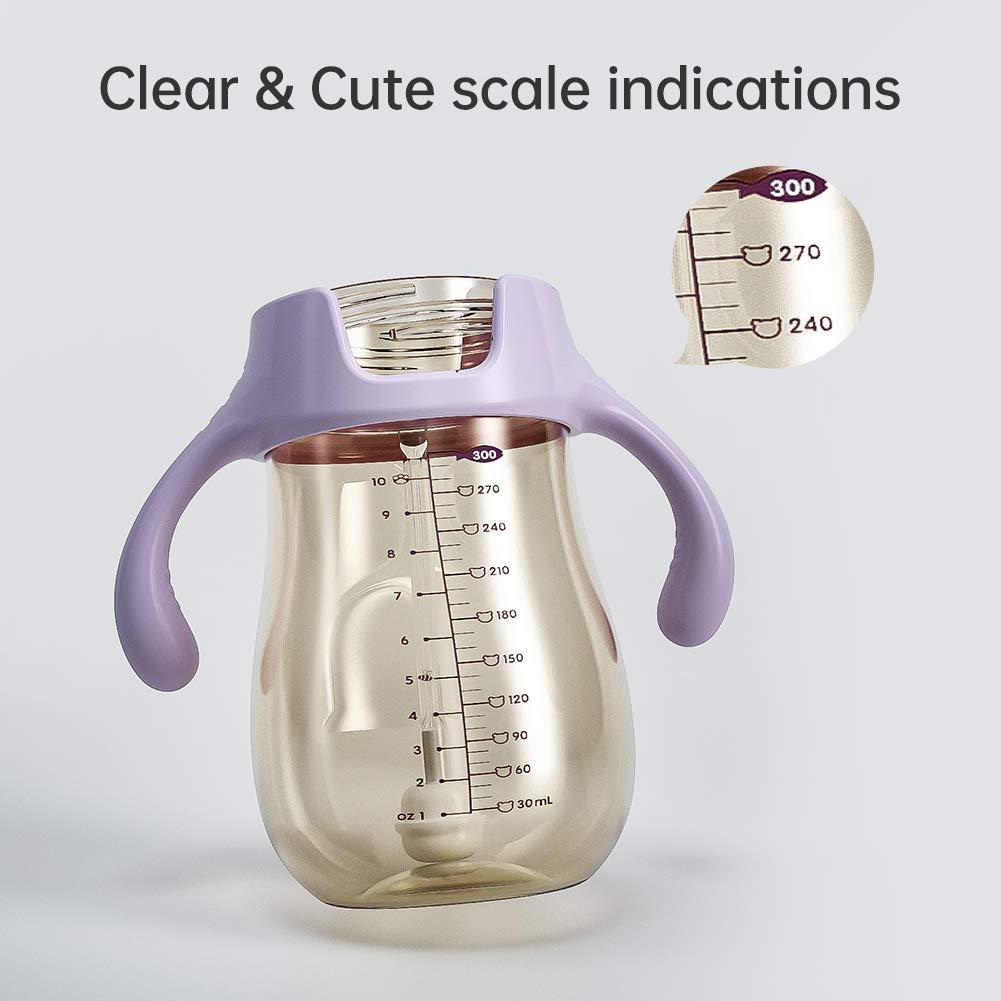 Sippy Cups Cute Leak Proof Sippy Cup With Handles And Scale Non Spill Sippy  Cup For