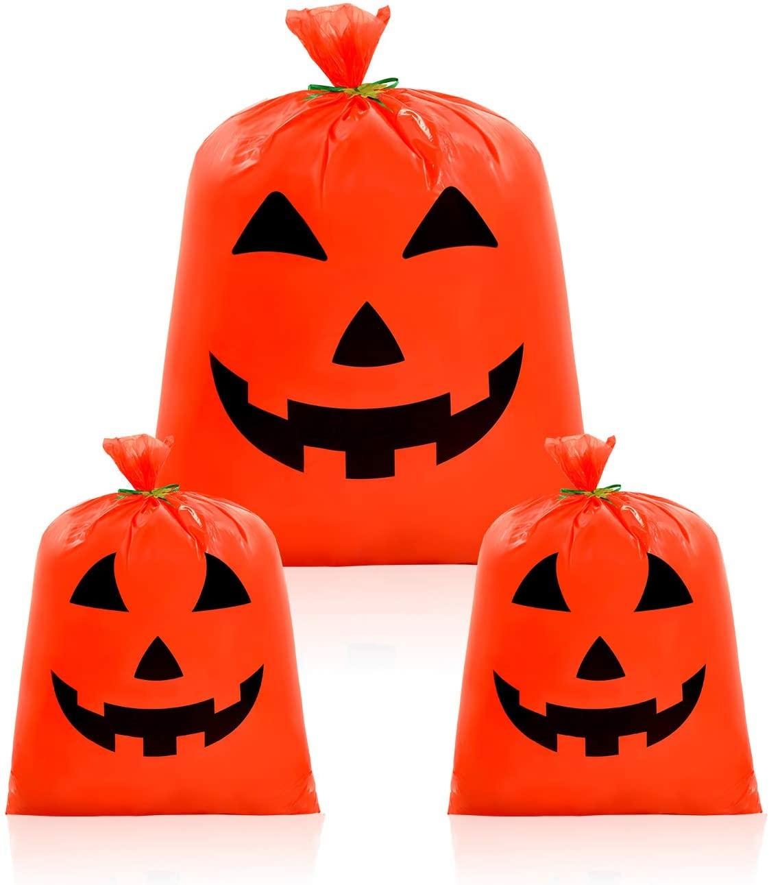 Juvale Pumpkin Halloween Leaf Bag 6 Pack - Small & Medium Sized Pumpkin  Trash Bags , Fall Lawn Decoration : Target