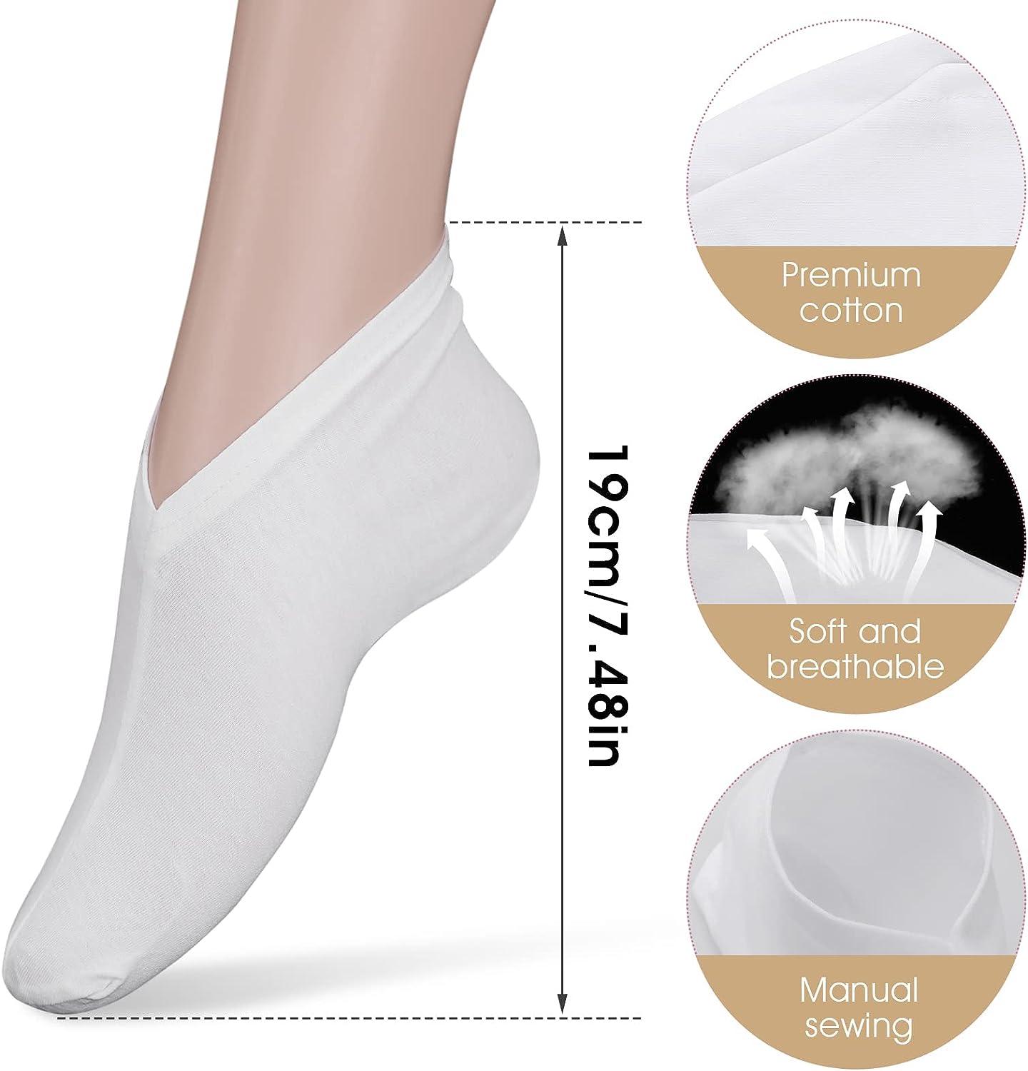 WLLHYF 3 Pairs Moisturizing Socks Overnight Spa Socks for Dry Feet