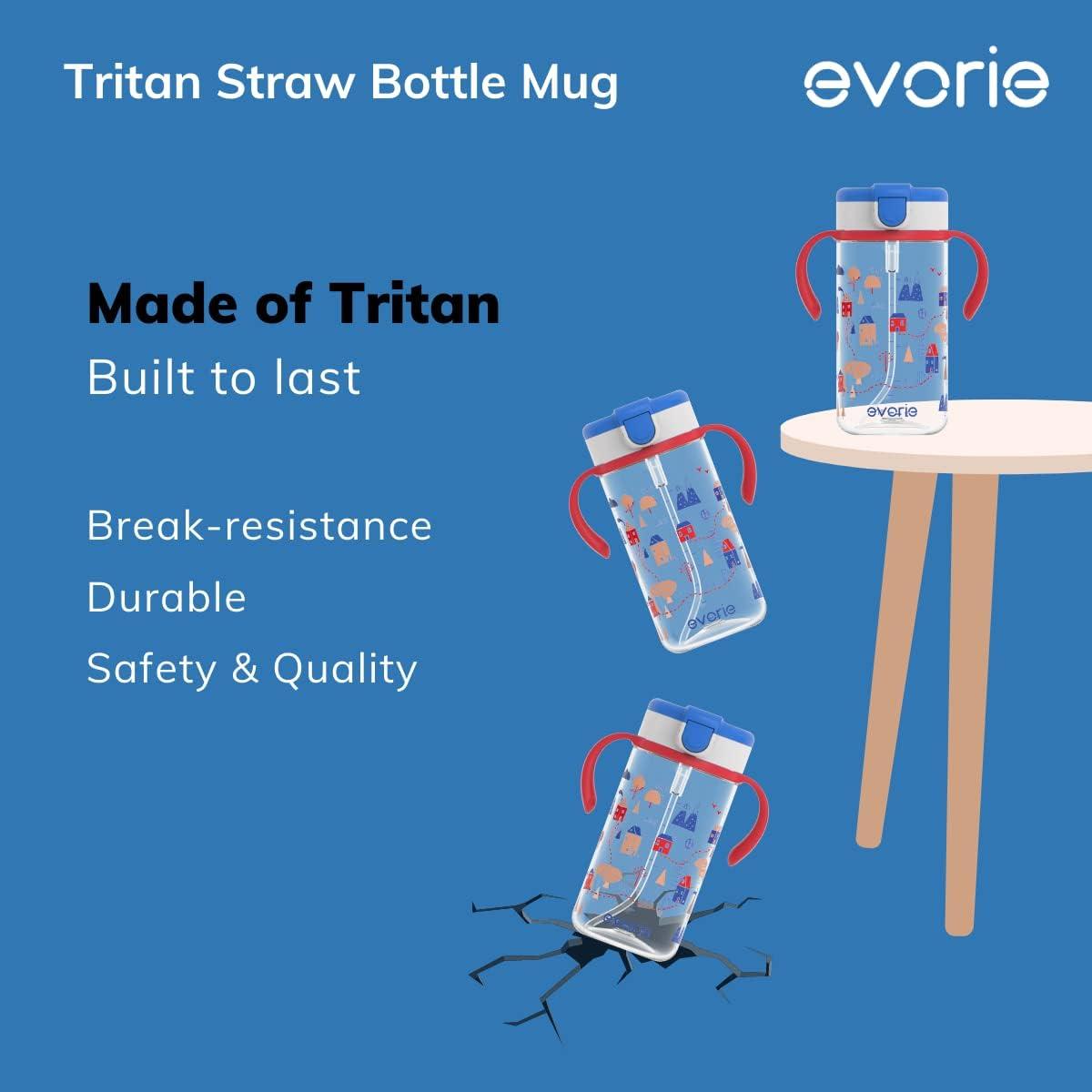 Evorie Tritan Baby 360 Straw Water Bottle Sippy Cup 200mL