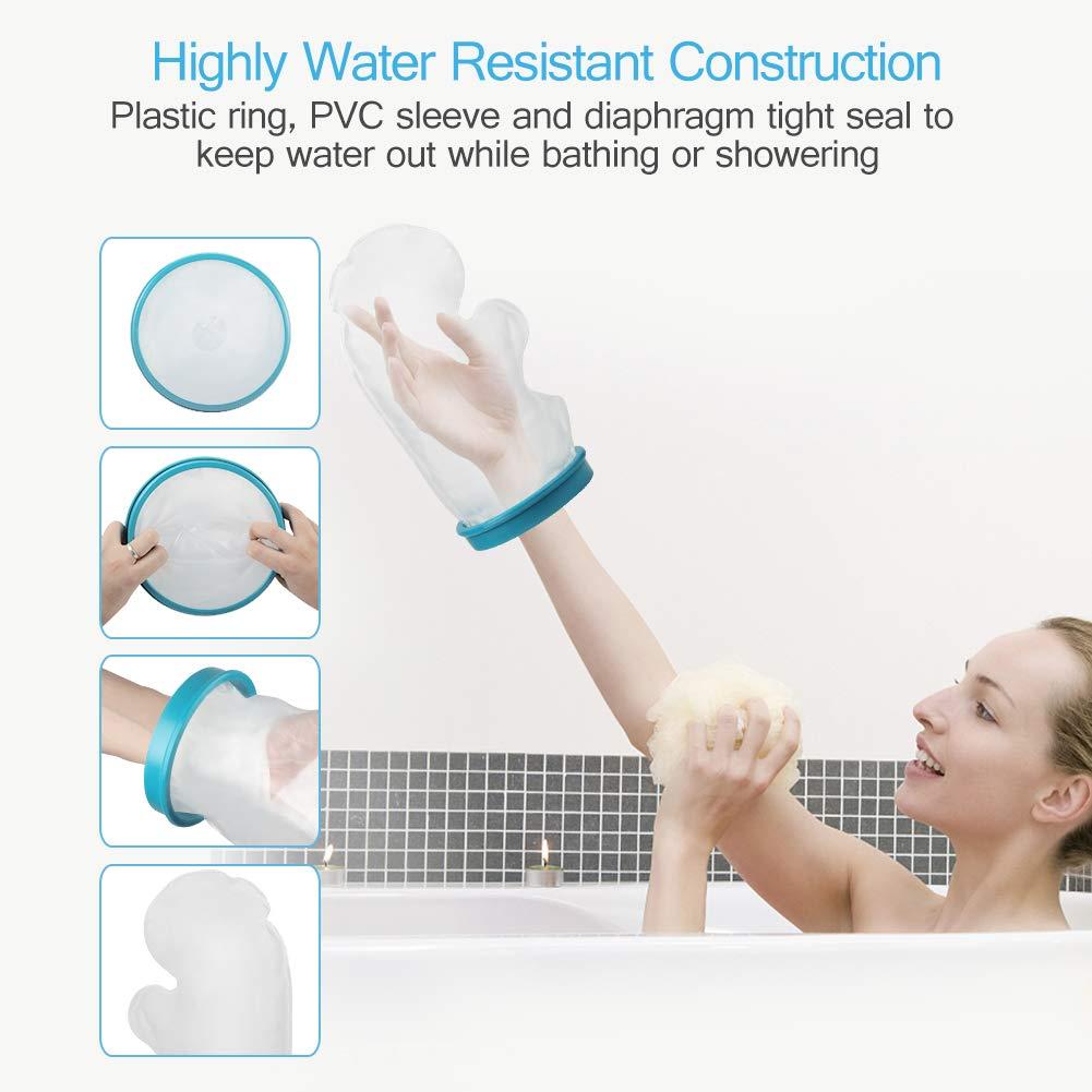 WECIYGG Waterproof Hand Cast Cover for Shower-Reusable Adult Wrist Wound  Protector- Watertight Protection for Wound Hand, Wrist