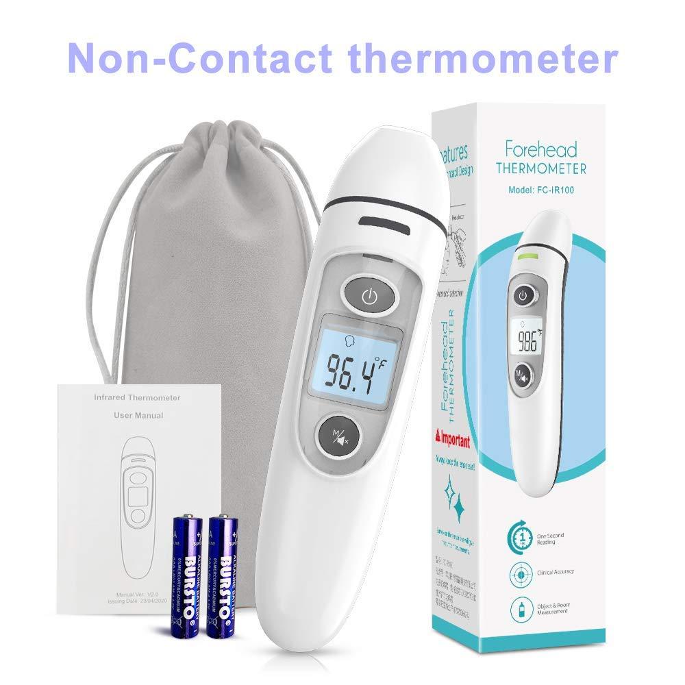 AERZETIX Forehead Thermometer for Adult, Fever Thermometer Infrared Digital  Thermometer with Fever Alarm for Babies, Kids, Adults