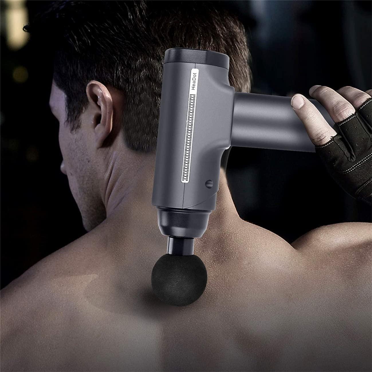 Massage Gun Deep Tissue, Quiet Percussion Muscle Back Neck Head Body Shoulder  Massager Tools for Athletes Pain Relief, Hand Held Massager - China Massage  and Massage Gun price