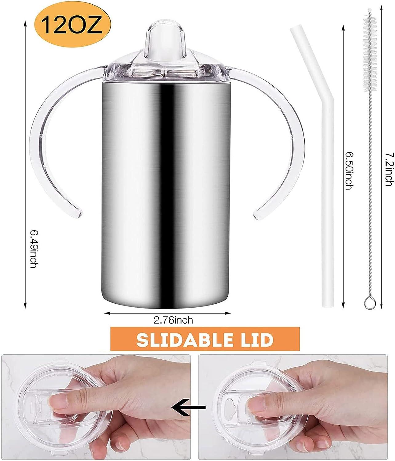 Baby Feeding Cup With Cover Stainless Steel Milk Thermos for Children  Insulated hot water Bottle leak