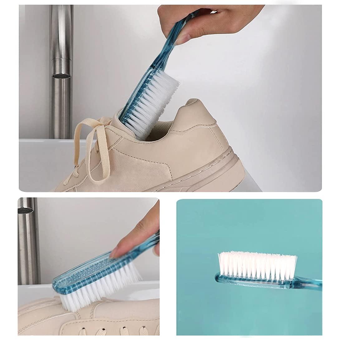 1 Pcs PP Scrub Brush with Handle Long Handle Soft Bristle Cleaning