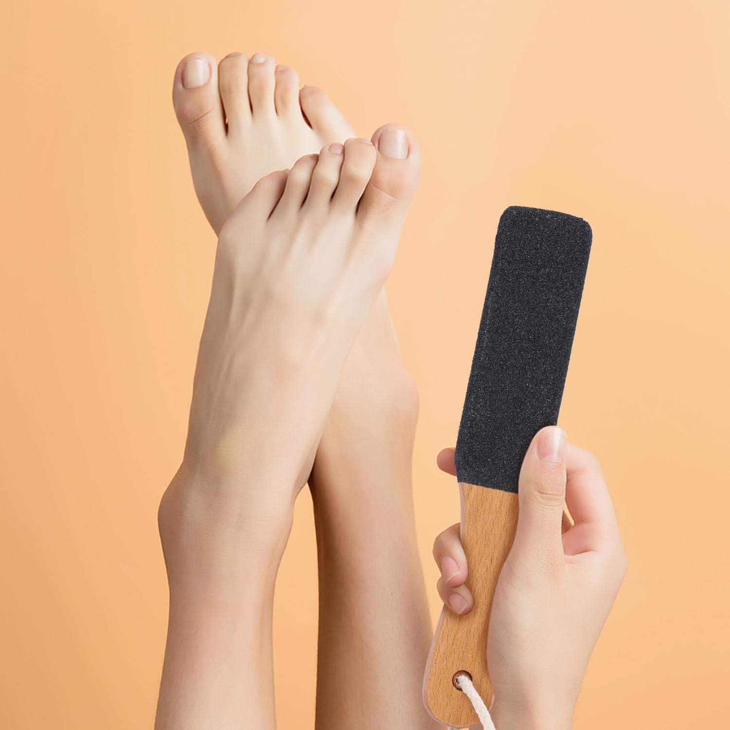 Foot Scrubber For Dead Skin Foot File Callus Remover Wooden Pedi
