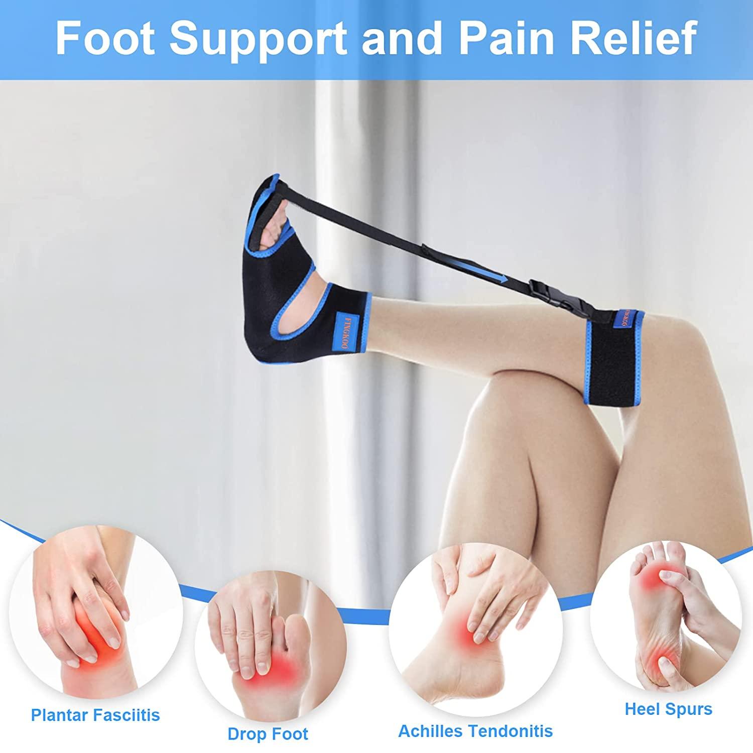 Plantar Fasciitis Night Splint Foot Brace: Adjustable Drop Foot Support  Stretcher Dorsal Orthotic Brace for Women Men - Relief Pain from Plantar  Fasciitis, Achilles Tendonitis, Arch Foot, Heel Spurs Large