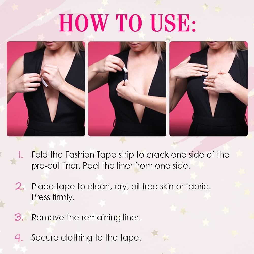 How to apply Fashion Tape Hollywood Fashion Secrets Secret No. 1 