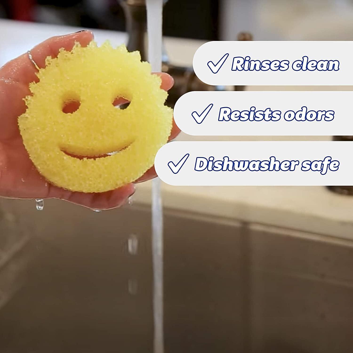  Scrub Daddy - The Original Scrub Daddy - Scratch-Free  Multipurpose Dish Sponge - BPA Free & Made with Polymer Foam - Stain, Mold  & Odor Resistant Kitchen Sponge (1 Count) : Health & Household
