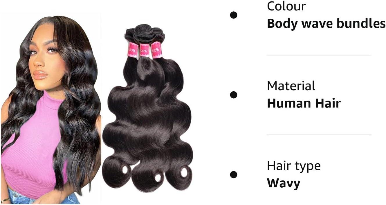  Loose Wave Bundles Human Hair - Brazilian Virgin Hair