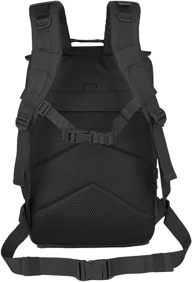 QT&QY 45L Militarily Tactical Backpacks For Men GYM Crossfit Heavy Duty  Survival Backpack Molle CCW Assault Pack 3 Day Bug Out Bag Hiking Treeking  Hunting Rucksack