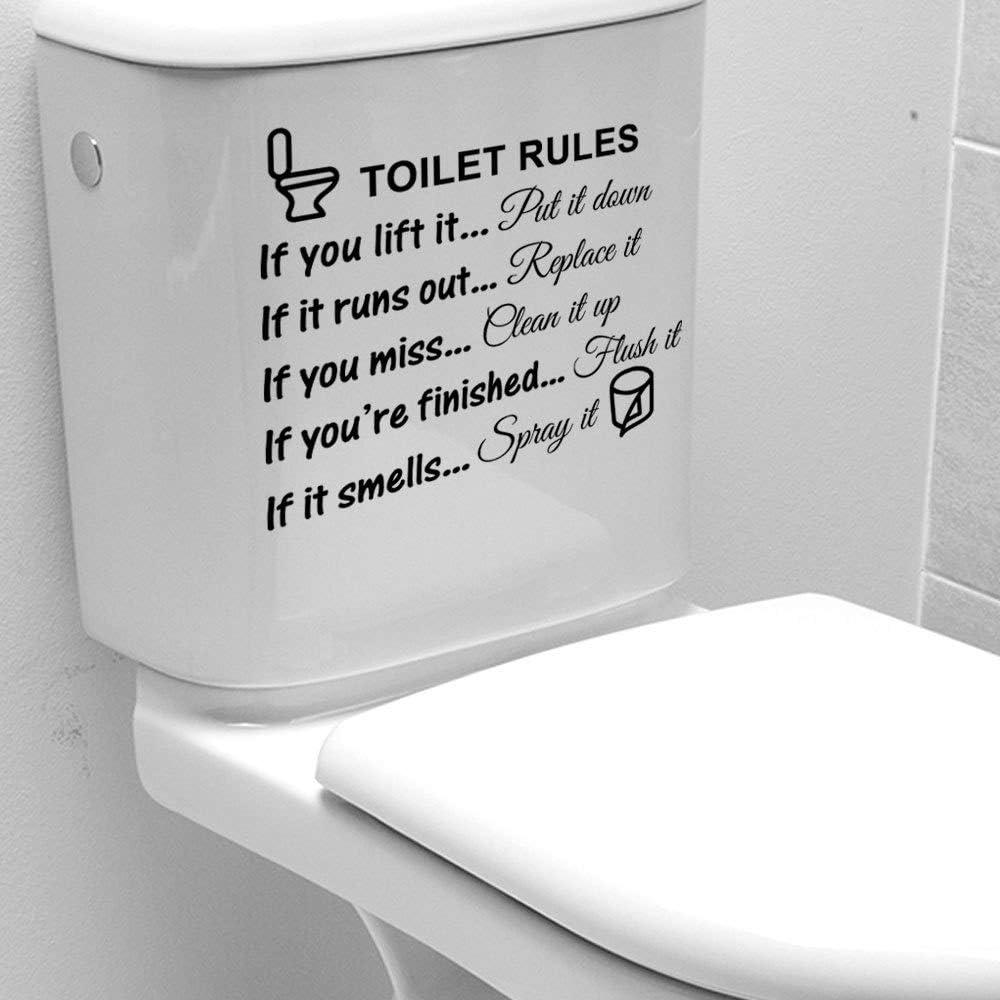 toilet seat sign