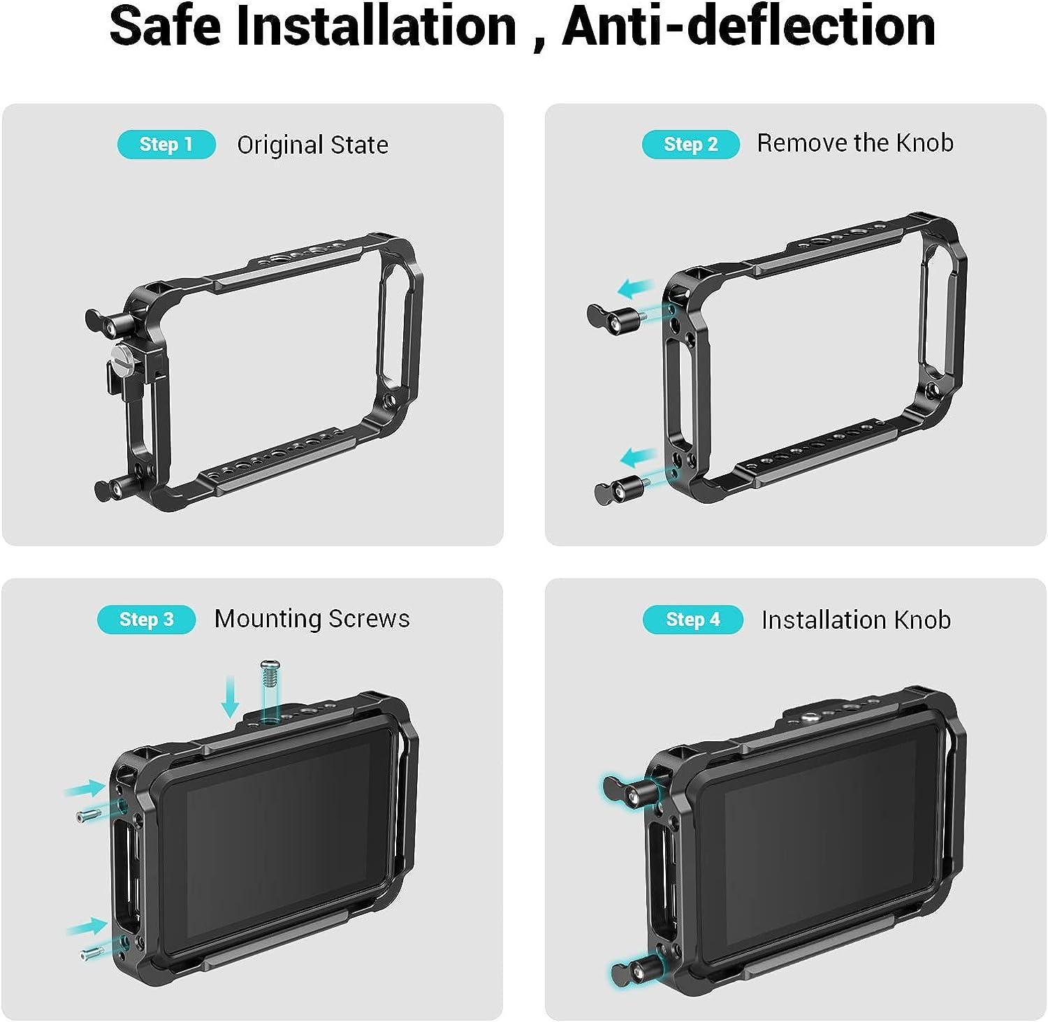 SmallRig Ninja V Cage/Ninja V+ Monitor Cage for Atomos Ninja V and