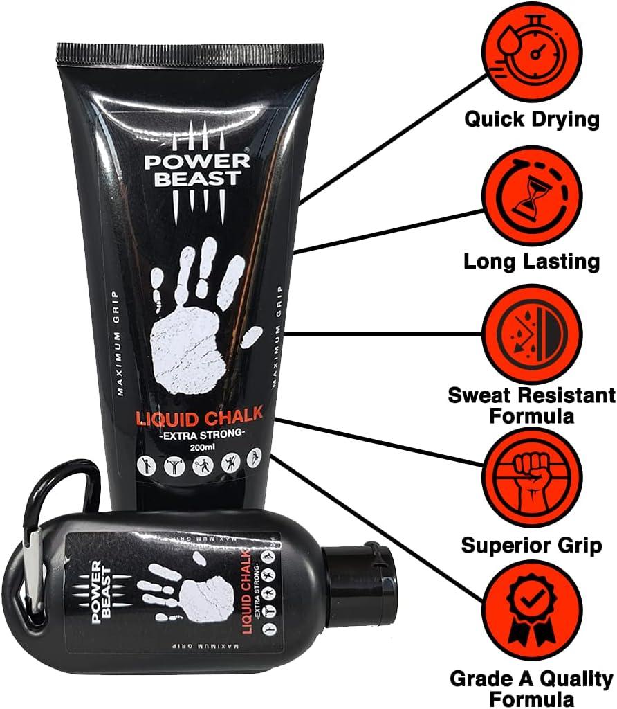 Liquid Chalk for Perfect Grip - Extra Strong & Fast Drying