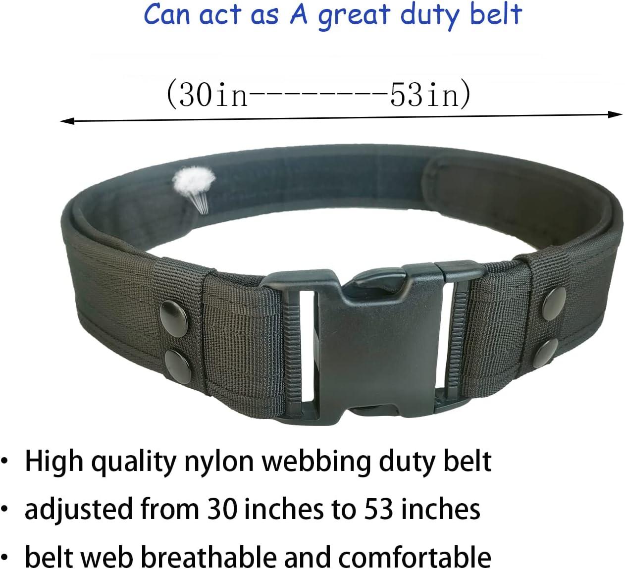 Camping Tactic Belt Portable Duty Belt Buckle Design Belt Portable